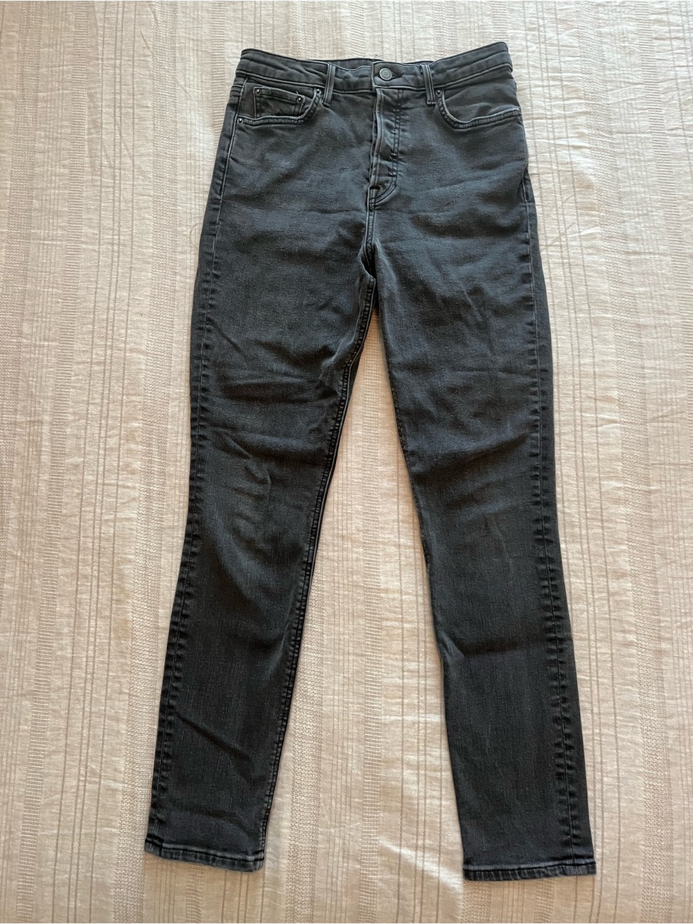 GRLFRND Super High Rise KAROLINA Jeans - Black Rain - Size 27